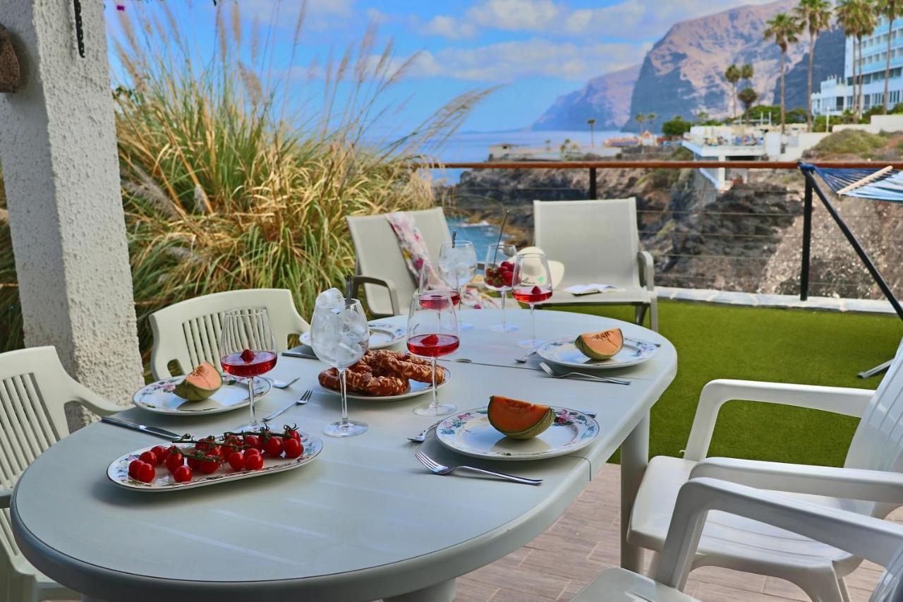 Panoramic Seaview Escape Villa Puerto de Santiago  Luaran gambar