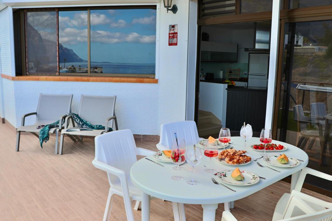 Panoramic Seaview Escape Villa Puerto de Santiago  Luaran gambar